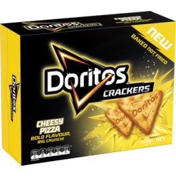 Photo of Doritos Snack Crackers Cheesy Pizza