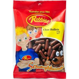 Photo of Robbies Choc Bullets 180g