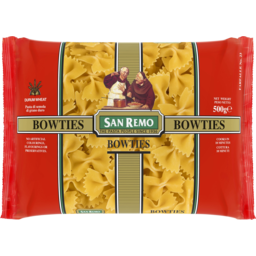 Photo of San Remo Bow Ties Pasta 500g