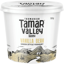 Photo of Tamar Valley Dairy Tamar Valley Vanilla Greek Style Yoghurt 700g