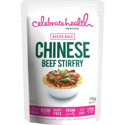 Photo of Celebrate Health Chinese Beef Stirfry Recipe Base 175gm