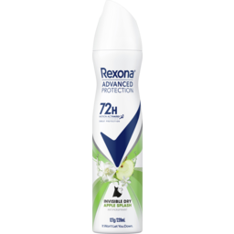 Photo of Rexona Women 72h Advanced Aerosol Antiperspirant Deodorant Invisible Dry Apple Splash