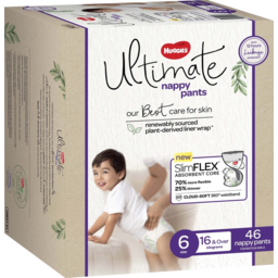 Photo of Huggies Ultimate Nappy Pants For Boys & Girls Size 6 (16kg & Over) 46 Pack 