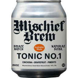 Photo of Mischief Brew Natural Soda Tonic No 1