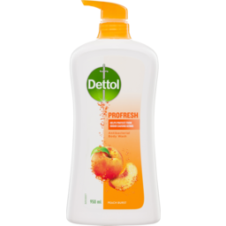 Photo of Dettol Shower Gel Profresh Body Wash Peach & Raspberry 950ml