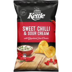 Photo of Kettle Sweet Chilli & Sour Cream With Gippsland Sour Cream Chips 175g
