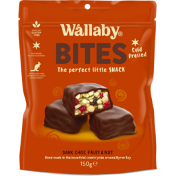 Photo of Wallaby Dark Chocolate Fruit & Nuts Bites 150g