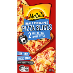 Photo of Mccain Ham & Pineapple Pizza Slices 600g