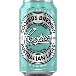 Photo of Coopers Australian Lager 375ml Can 375ml