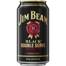 Photo of Jim Beam Black Double Serve & Cola Can