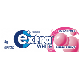 Photo of Extra Gum White Bubble Mint 10 Pack