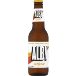 Photo of Alby Crisp Lager Bottle 330ml Ea