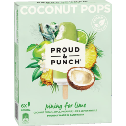Photo of Proud & Punch Coconut Pops Coconut & Lime 6pk