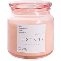 Photo of Koch & Co Scented Candle Botany Jar Pink Rose & Water Lily Large MD