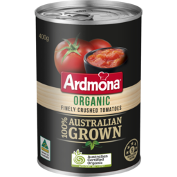 Photo of Ardmona Organic Finely Crushed Tomatoes 400g