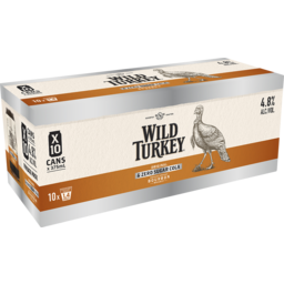 Photo of Wild Turkey Original and Cola Zero Can 10x375ml