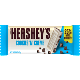 Photo of Hershey Cookies & Cream 40gm