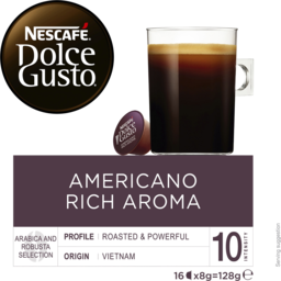 Photo of Nescafe Dolce Gusto Americano Rich Aroma Coffee Capsules 16 Pack 128g
