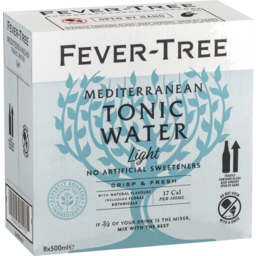 Photo of Fever-Tree Light Mediterranean Tonic Water 8x500ml
