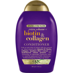 Photo of Vogue Ogx Ogx Extra Strength Extra Volume + Biotin & Collagen Conditioner For Fine Hair 385ml
