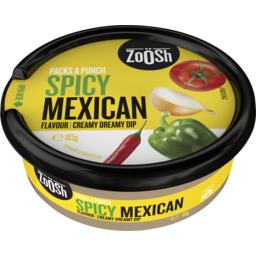 Photo of Zoosh Packs A Punch Spicy Mexican Flavour Creamy Dreamy Dip 185g