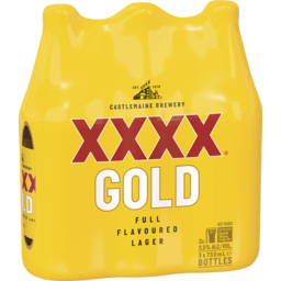 Photo of XXXX Gold Bottle 750ml 3 Pack