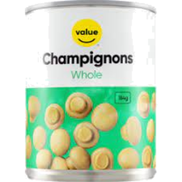 Photo of Value Champignons Whole 184g