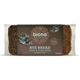 Photo of Biona Bread Rye Chia Flax 500g