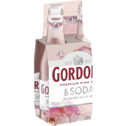 Photo of Gordon's Pink Gin & Soda  Stubbies