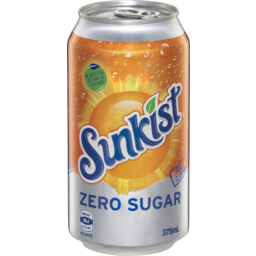Photo of Sunkist Zero Sugar Orange Soft Drink Single Can