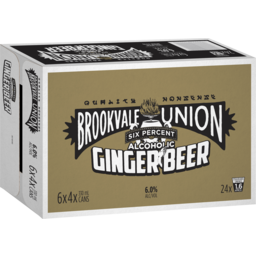 Photo of Brookvale Union Six Percent Ginger Beer Can 330ml