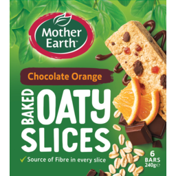 Photo of Mother Earth Baked Oaty Slices Chocolate Orange 6 Pack