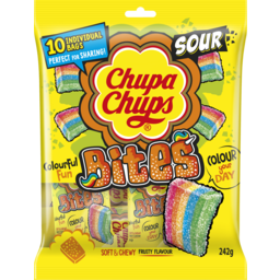 Photo of Chupa Chups Sour Bite Share Pack 10 Pack 242g