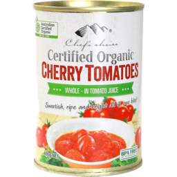 Photo of Chef's Choice Organic Tomatoes Whole 400gm