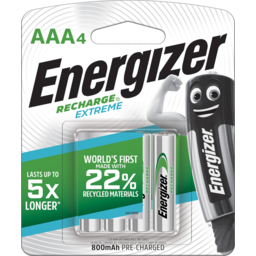 Photo of Energizer Recharge Extreme Aaa Batteries 4 Pack