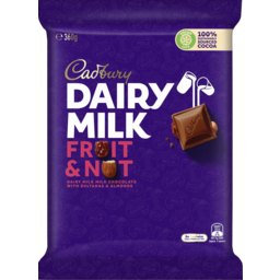 Photo of Cadbury Dairy Milk Fruit & Nut Chocolate Block 340g
