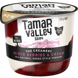 Photo of Tamar Valley The Creamery Mixed Berries & Cream Greek Style Yoghurt 1270g