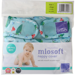 Photo of Bambino Reusable Miosoft Nappy Cover Print Size 1 Single Pack