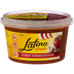 Photo of Latina Sauce Tomato & Garlic (425g)