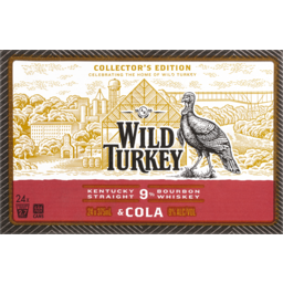 Photo of Wild Turkey Heritage & Cola Can 9%
