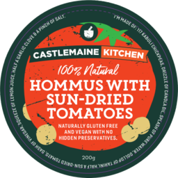 Photo of Castlemaine Dip Hommus with Sun-dried Tomatoes 200g