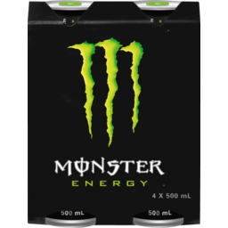 Photo of Monster Energy 4pk 500ml Cans 