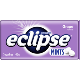 Photo of Wrigleys Eclipse Grape Sugar Free Mints 40g
