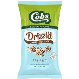 Photo of Cobs Gluten Free Drizzl'd Dark Chocolate Sea Salt Popcorn 70g