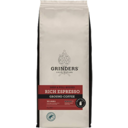 Photo of Grinders Deep & Full Bodied Rich Espresso Ground Coffee