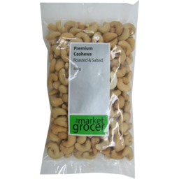 Photo of The Market Grocer Cashews Dry Roasted 400gm