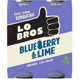 Photo of Lo Bros Kom Blueberry&Lime 4pk