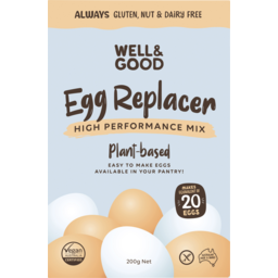 Photo of Well & Good Egg Replacer High Performance Mix 200g 200g