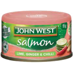 Photo of John West Salmon Lime & Ginger 95g