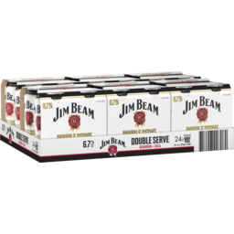 Photo of Jim Beam White & Cola Double Serve 6.7% 24 Pack